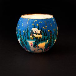 Millefiori-Leuchtglas Winter Village - Casa-Millefiori