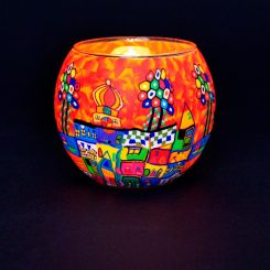 Millefiori Leuchtglas „Fantasie-Stadt“ - Casa-Millefiori