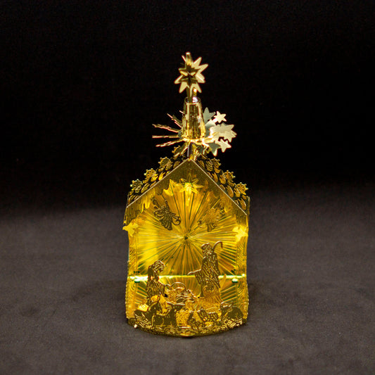 Precious Metal: Teelichthalter Krippe, Gold - Casa-Millefiori