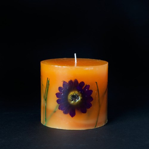 Botanica Potpourri-Scented Candle (9 x 8 cm) Indian Summer/Amber