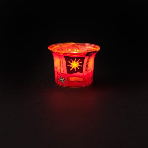 Millefiori Fimo-Cup Red Star