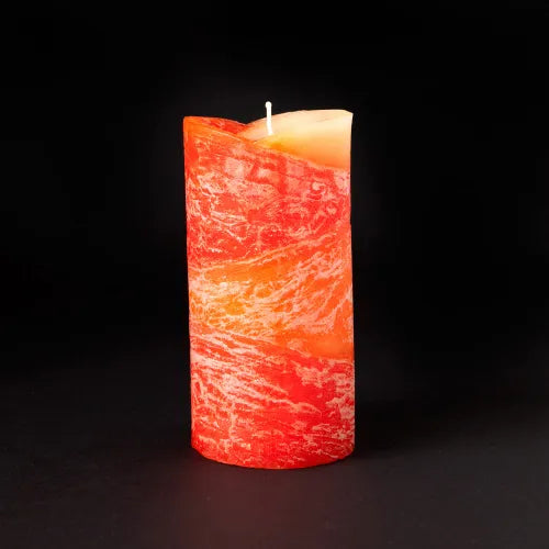 Artisanale V-Top scented candle tangerine; orange, medium