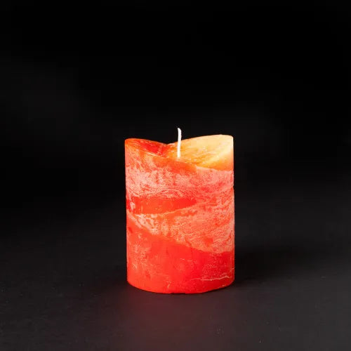 Artisanale V-Top scented candle tangerine; orange, small